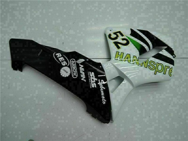 Branco Amarelo Verde 52 Carenagem Moto Honda CBR 600RR 05-06 Branco Amarelo Verde 52 Carenagem Moto Honda CBR 600RR 05-06