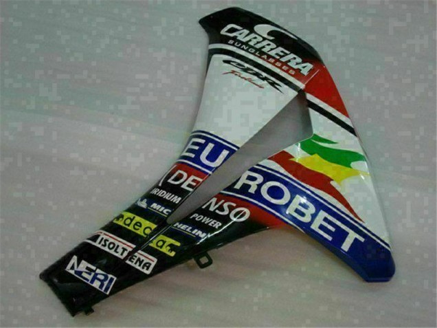 Branco Azul Abs Kit Completos Carenagem Moto Honda CBR 1000RR 08-11 Branco Azul Abs Kit Completos Carenagem Moto Honda CBR 1000RR 08-11