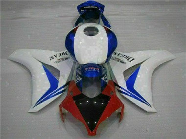 Branco Azul Abs Kits Carenagem Moto Honda CBR 1000RR 08-11