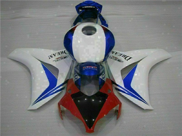 Branco Azul Abs Kits Carenagem Moto Honda CBR 1000RR 08-11 Branco Azul Abs Kits Carenagem Moto Honda CBR 1000RR 08-11