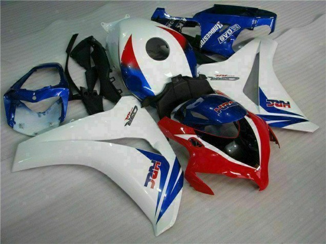 Branco Azul Abs Motocicleta Plástico Honda CBR 1000RR 08-11 Branco Azul Abs Motocicleta Plástico Honda CBR 1000RR 08-11