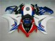 Branco Azul Abs Motocicleta Plástico Honda CBR 1000RR 08-11 Branco Azul Abs Motocicleta Plástico Honda CBR 1000RR 08-11