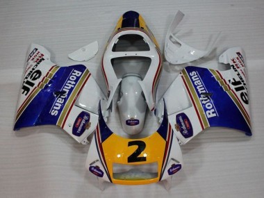 Branco Azul Amarelo Carenagem Moto Honda NSR 250 MC28 P4 94-96