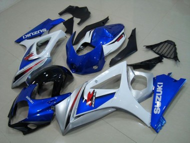 Branco Azul Carenagem Moto Suzuki GSXR 1000 K7 07-08