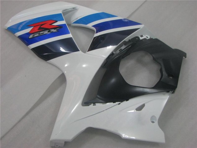 Branco Azul Carenagem Moto Suzuki GSXR 1000 K9 09-16 Branco Azul Carenagem Moto Suzuki GSXR 1000 K9 09-16