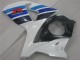 Branco Azul Carenagem Moto Suzuki GSXR 1000 K9 09-16 Branco Azul Carenagem Moto Suzuki GSXR 1000 K9 09-16