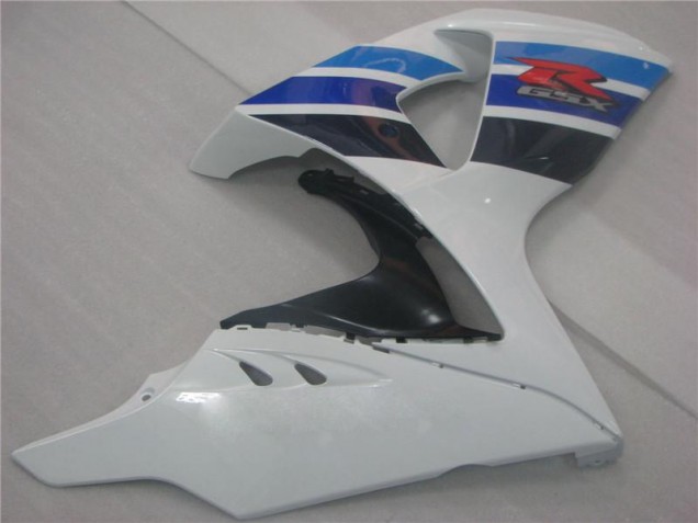 Branco Azul Carenagem Moto Suzuki GSXR 1000 K9 09-16 Branco Azul Carenagem Moto Suzuki GSXR 1000 K9 09-16