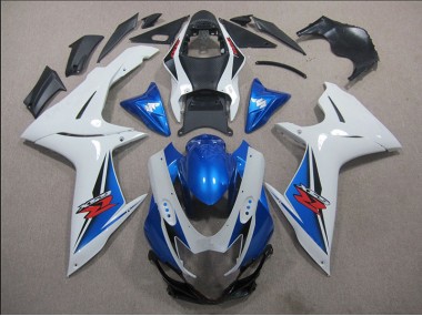 Branco Azul Carenagem Moto Suzuki GSXR 600 K11 11-21