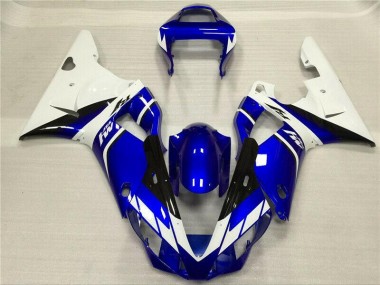 Branco Azul Carenagem Moto Yamaha R1 00-01