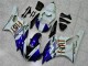 Branco Azul Carroçaria Moto Yamaha R6 06-07 Branco Azul Carroçaria Moto Yamaha R6 06-07