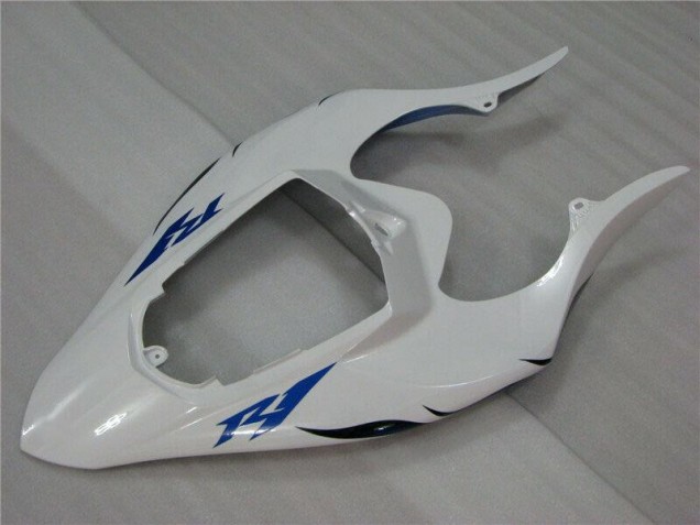 Branco Azul Chama Carenagem Moto Yamaha R1 04-06 Branco Azul Chama Carenagem Moto Yamaha R1 04-06