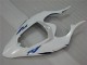 Branco Azul Chama Carenagem Moto Yamaha R1 04-06 Branco Azul Chama Carenagem Moto Yamaha R1 04-06