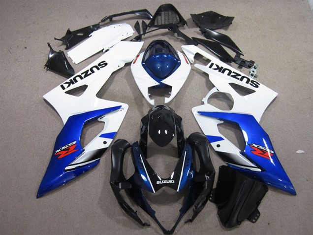 Branco Azul Injeção Kits Carenagem Moto Suzuki GSXR 1000 K5 05-06 Branco Azul Injeção Kits Carenagem Moto Suzuki GSXR 1000 K5 05-06