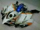 Branco Azul Kit Carenagem Moto Honda CBR 1000RR 04-05
