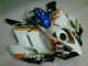 Branco Azul Kit Carenagem Moto Honda CBR 1000RR 04-05