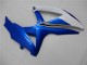 Branco Azul Kit Carenagem Moto Suzuki GSXR 600 / 750 K8 08-10 Branco Azul Kit Carenagem Moto Suzuki GSXR 600 / 750 K8 08-10