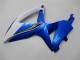 Branco Azul Kit Carenagem Moto Suzuki GSXR 600 / 750 K8 08-10 Branco Azul Kit Carenagem Moto Suzuki GSXR 600 / 750 K8 08-10