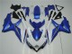 Branco Azul Kit Carenagem Moto Suzuki GSXR 600 / 750 K8 08-10 Branco Azul Kit Carenagem Moto Suzuki GSXR 600 / 750 K8 08-10