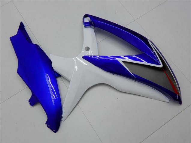 Branco Azul Kit Completo Carenagem Moto Suzuki GSXR 600 / 750 K8 08-10 Branco Azul Kit Completo Carenagem Moto Suzuki GSXR 600 / 750 K8 08-10