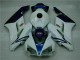 Branco Azul Kits Carenagem Moto Honda CBR 1000RR 04-05 Branco Azul Kits Carenagem Moto Honda CBR 1000RR 04-05