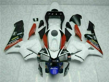 Branco Azul Kits Completo Carenagem Moto Honda CBR 600RR 03-04