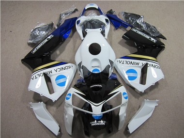 Branco Azul Konica Minolta Kits Completo Carenagem Moto Honda CBR 600RR 05-06
