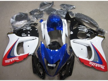 Branco Azul Makita Carenagem Moto Suzuki GSXR 1300 Hayabusa 08-19