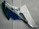 Branco Azul Moto Plástico Yamaha R6 06-07 Branco Azul Moto Plástico Yamaha R6 06-07