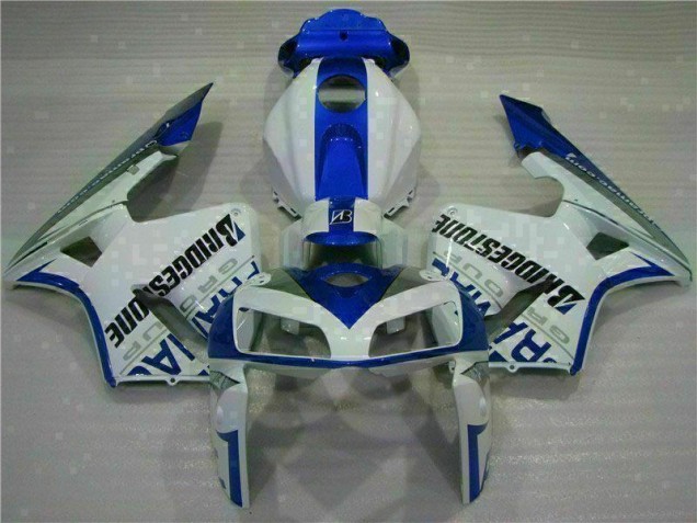 Branco Azul Moto Plásticos Honda CBR 600RR 05-06 Branco Azul Moto Plásticos Honda CBR 600RR 05-06