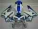 Branco Azul Moto Plásticos Honda CBR 600RR 05-06 Branco Azul Moto Plásticos Honda CBR 600RR 05-06
