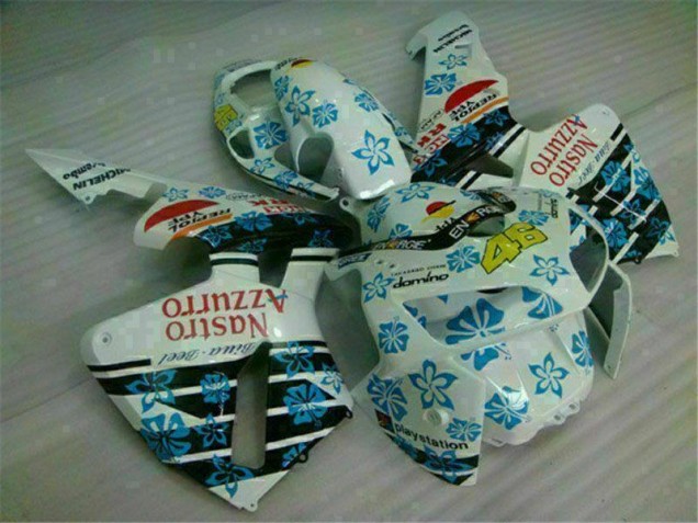 Branco Azul Nastro Azzurro 46 Abs Moto Plástico Honda CBR 600RR 05-06 Branco Azul Nastro Azzurro 46 Abs Moto Plástico Honda CBR 600RR 05-06
