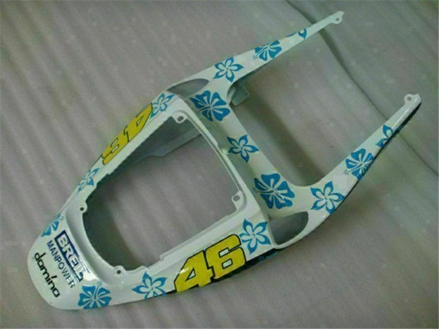 Branco Azul Nastro Azzurro 46 Abs Moto Plástico Honda CBR 600RR 05-06 Branco Azul Nastro Azzurro 46 Abs Moto Plástico Honda CBR 600RR 05-06