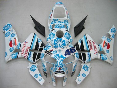Branco Azul Nastro Azzurro 46 Carenagem & Plástico Moto Honda CBR 600RR 05-06