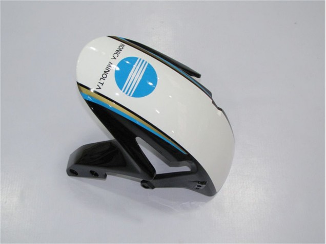 Branco Azul Preto Carenagem Moto Honda CBR 600RR 09-12 Branco Azul Preto Carenagem Moto Honda CBR 600RR 09-12