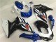 Branco Azul Preto Carenagem Moto Suzuki GSXR 1000 K9 09-16