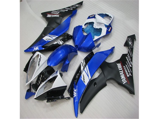 Branco Azul Preto Carenagem Moto Yamaha R6 08-16