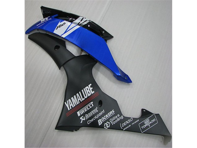 Branco Azul Preto Carenagem Moto Yamaha R6 08-16