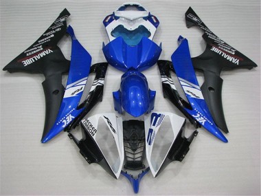 Branco Azul Preto Carenagem Moto Yamaha R6 08-16