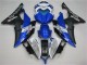 Branco Azul Preto Carenagem Moto Yamaha R6 08-16