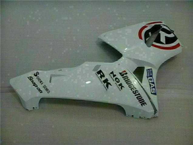 Branco Azul R 2 Carenagem Moto Honda CBR 600RR 03-04 Branco Azul R 2 Carenagem Moto Honda CBR 600RR 03-04