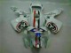Branco Azul R 2 Carenagem Moto Honda CBR 600RR 03-04 Branco Azul R 2 Carenagem Moto Honda CBR 600RR 03-04