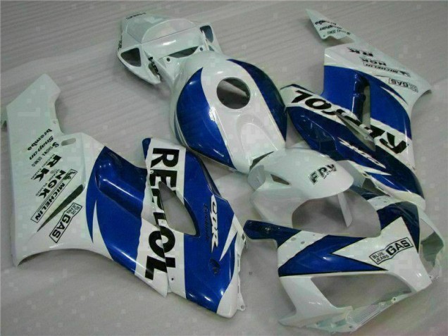 Branco Azul Repsol Carenagem Moto Honda CBR 1000RR 04-05