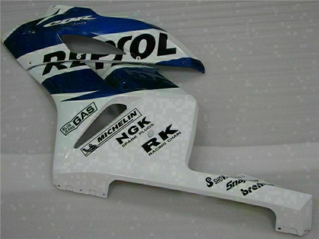 Branco Azul Repsol Carenagem Moto Honda CBR 1000RR 04-05