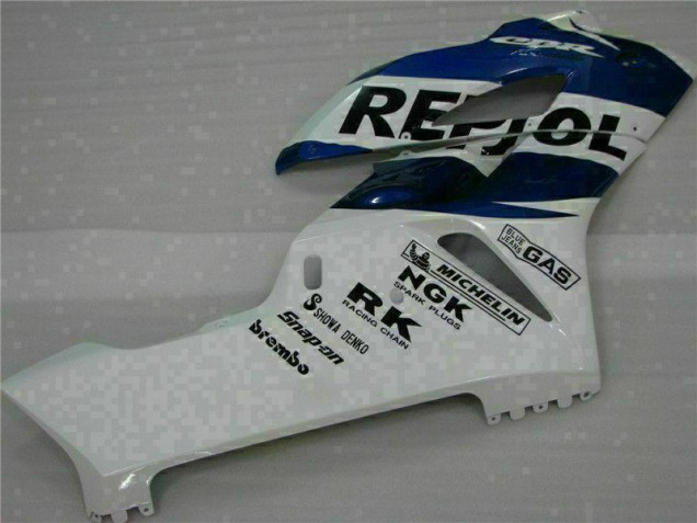 Branco Azul Repsol Carenagem Moto Honda CBR 1000RR 04-05