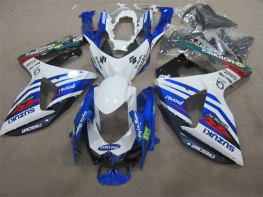 Branco Azul Samsung Carenagem Moto Suzuki GSXR 1000 K9 09-16