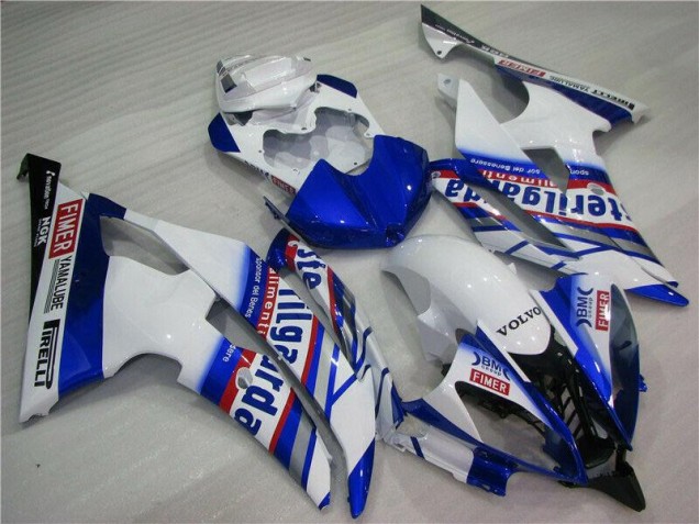 Branco Azul Sterilgarda Volvo Carenagem Moto Yamaha R6 08-16 Branco Azul Sterilgarda Volvo Carenagem Moto Yamaha R6 08-16