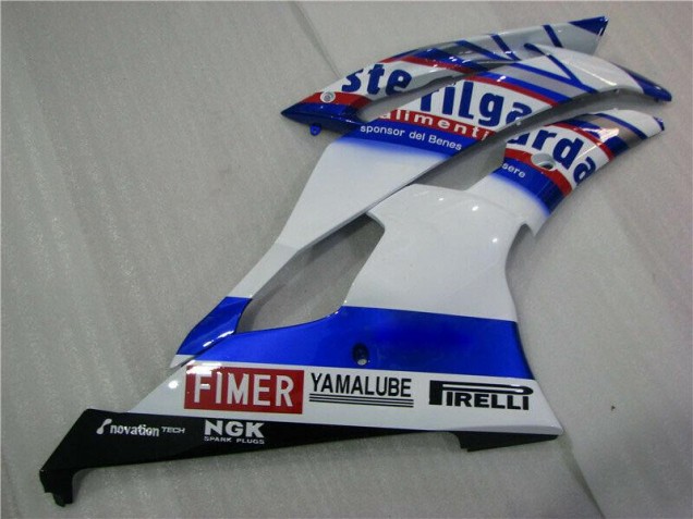 Branco Azul Sterilgarda Volvo Carenagem Moto Yamaha R6 08-16 Branco Azul Sterilgarda Volvo Carenagem Moto Yamaha R6 08-16