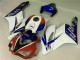 Branco Azul Vermelho Carenagem Moto Honda CBR 1000RR 04-05 Branco Azul Vermelho Carenagem Moto Honda CBR 1000RR 04-05