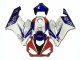 Branco Azul Vermelho Carenagem Moto Honda CBR 1000RR 04-05 Branco Azul Vermelho Carenagem Moto Honda CBR 1000RR 04-05