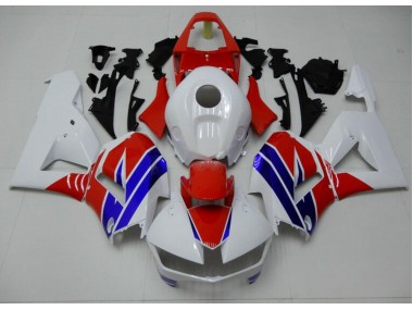 Branco Azul Vermelho Carenagem Moto Honda CBR 600RR 13-21